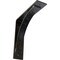 Ekena Millwork Morris Steel Bracket, Antiqued Silver 3"W x 12"D x 12"H BKTM03X12X12MOASV - alternate 1